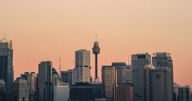 Cityscape with sydney tower at the centre