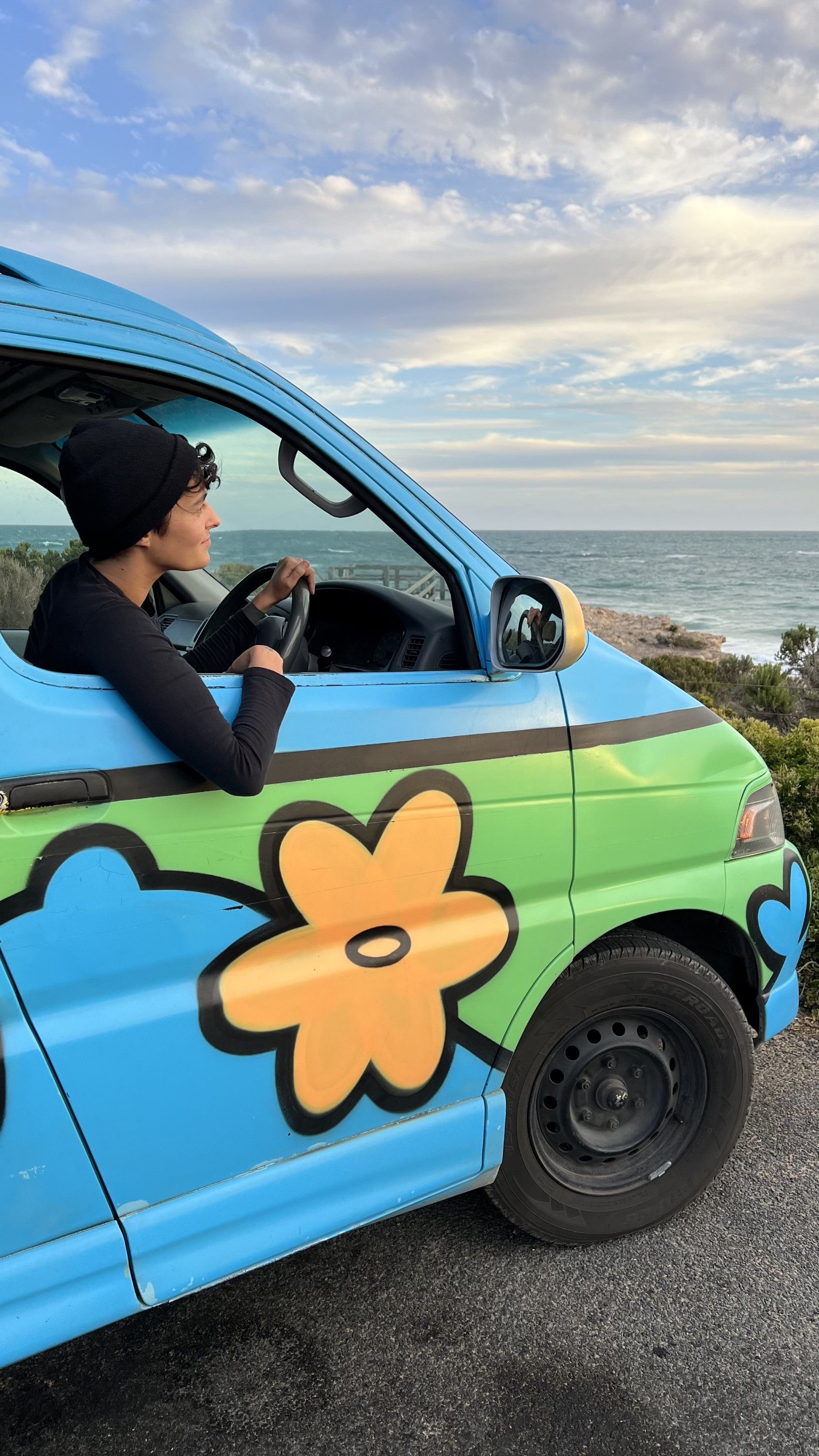 Mystery Machine camper road trip lifestyle photo