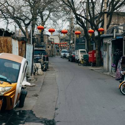Hutong street in Beijing