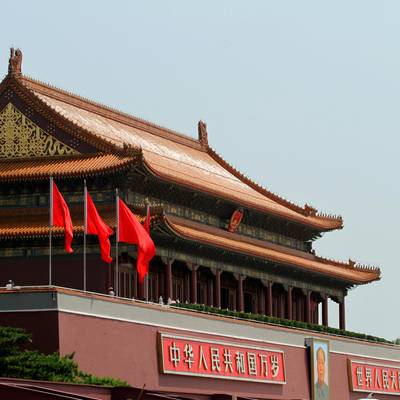 Mao at Tiananmen Square