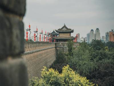Xi'an Wall up close