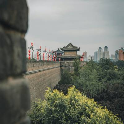 Xi'an Wall up close