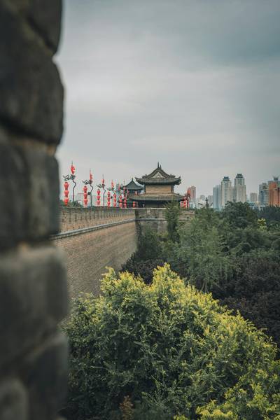 Xi'an Wall up close