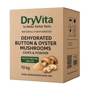 Dehydrated Button Mushrooms & Oyster