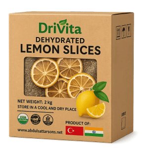 Dehydrated lemon