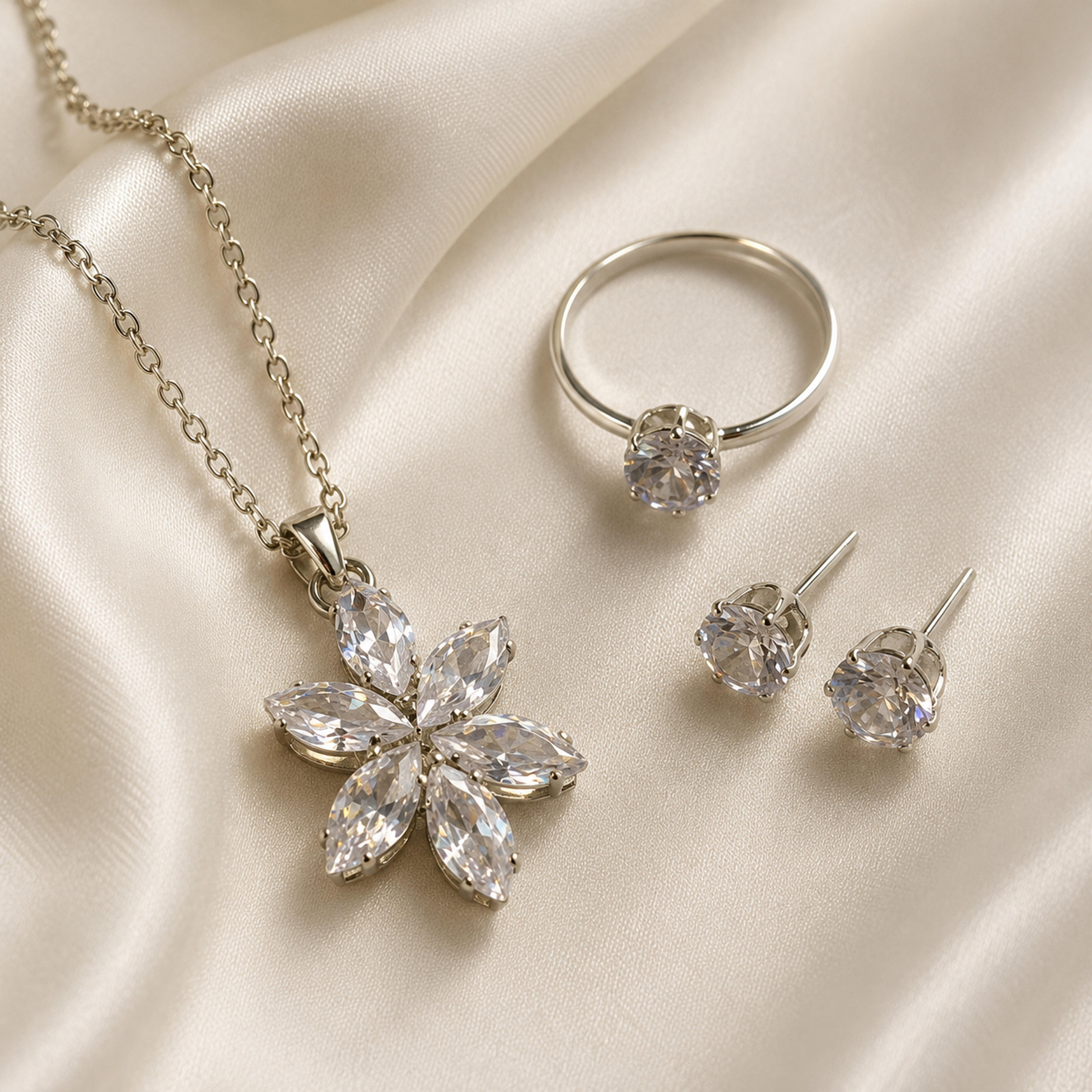 Midnight Clover Trinity Jewelry Set