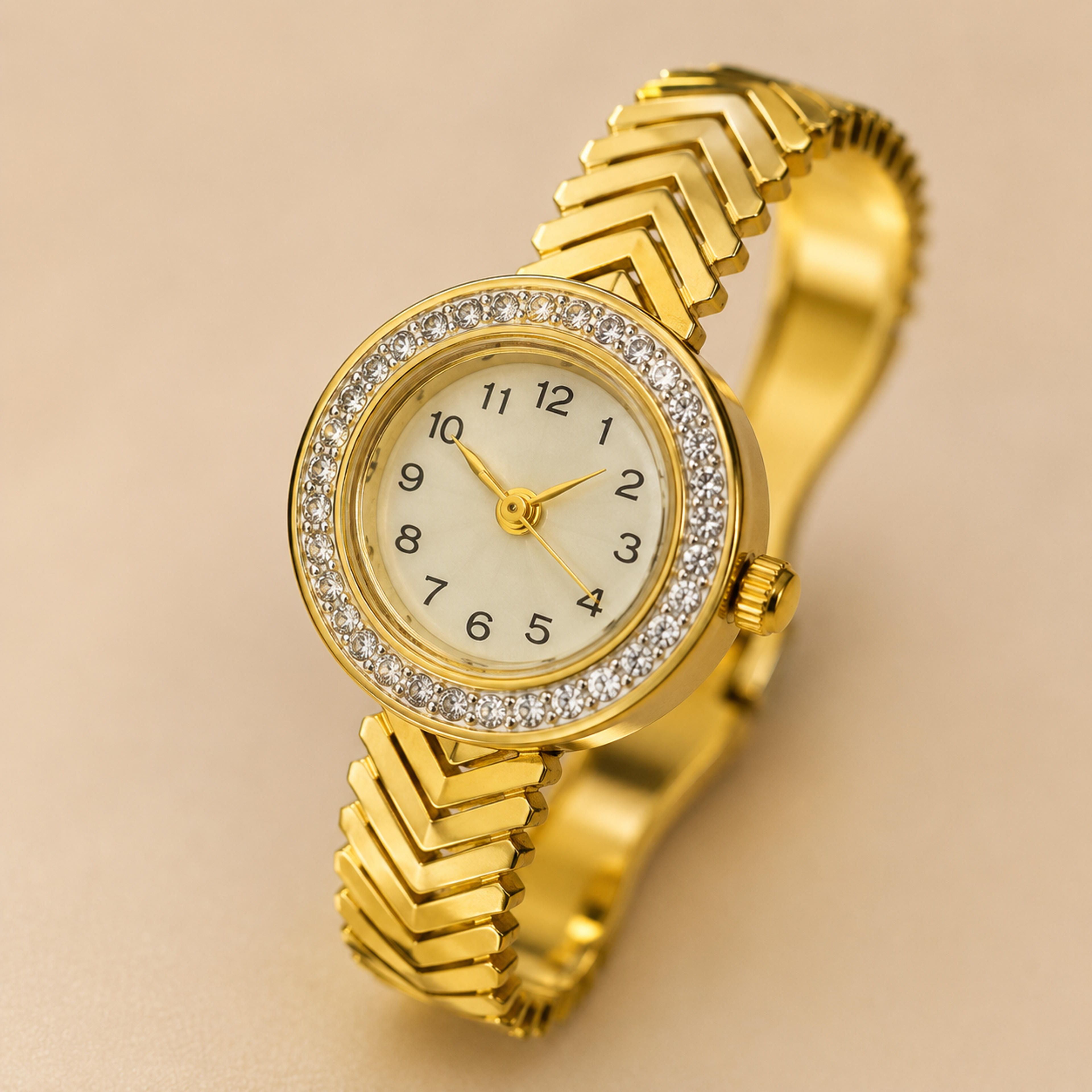 Chrono-Link Watch Stainless Steel Hand Cuff