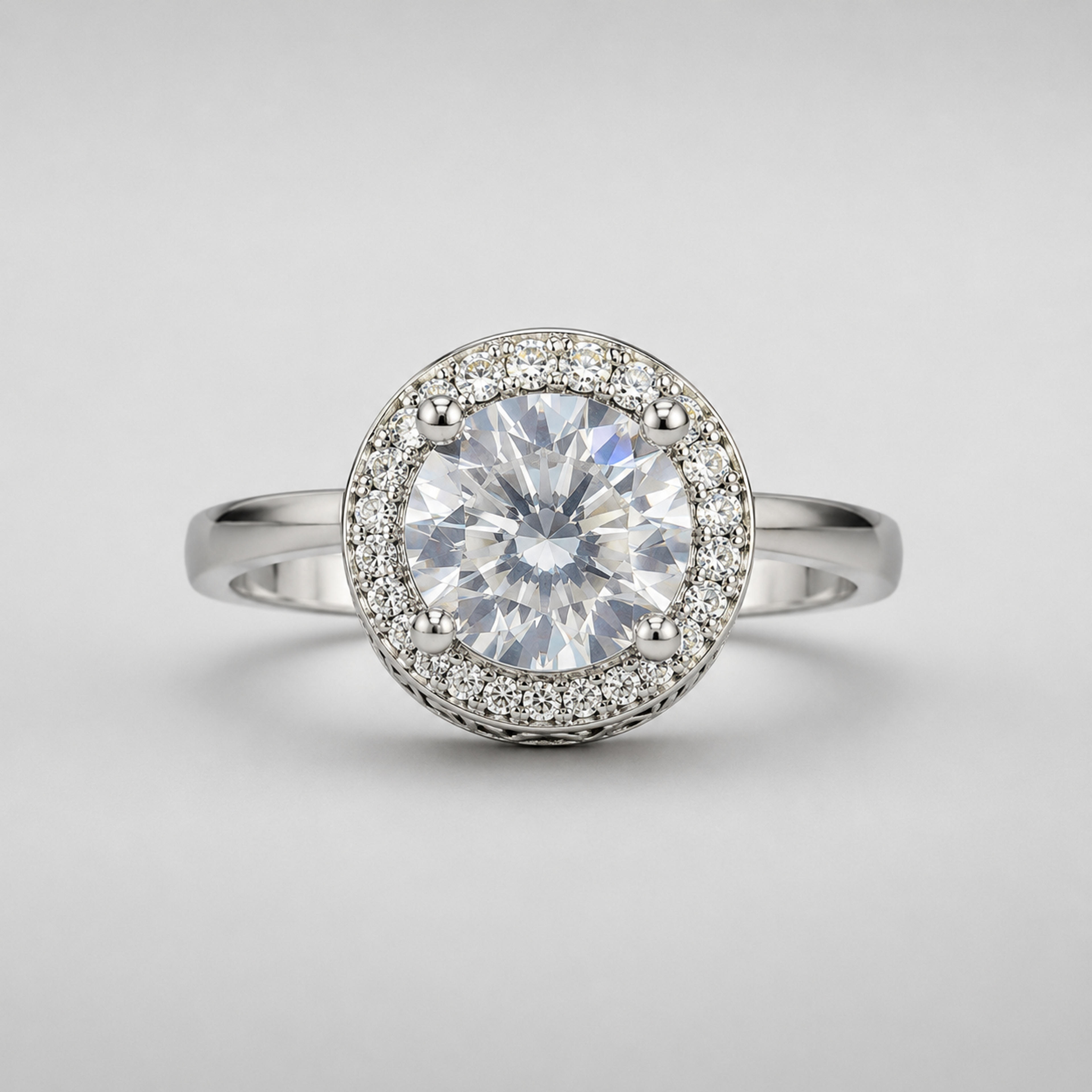 Celestial Lumina Clear Radiance Stone Ring 