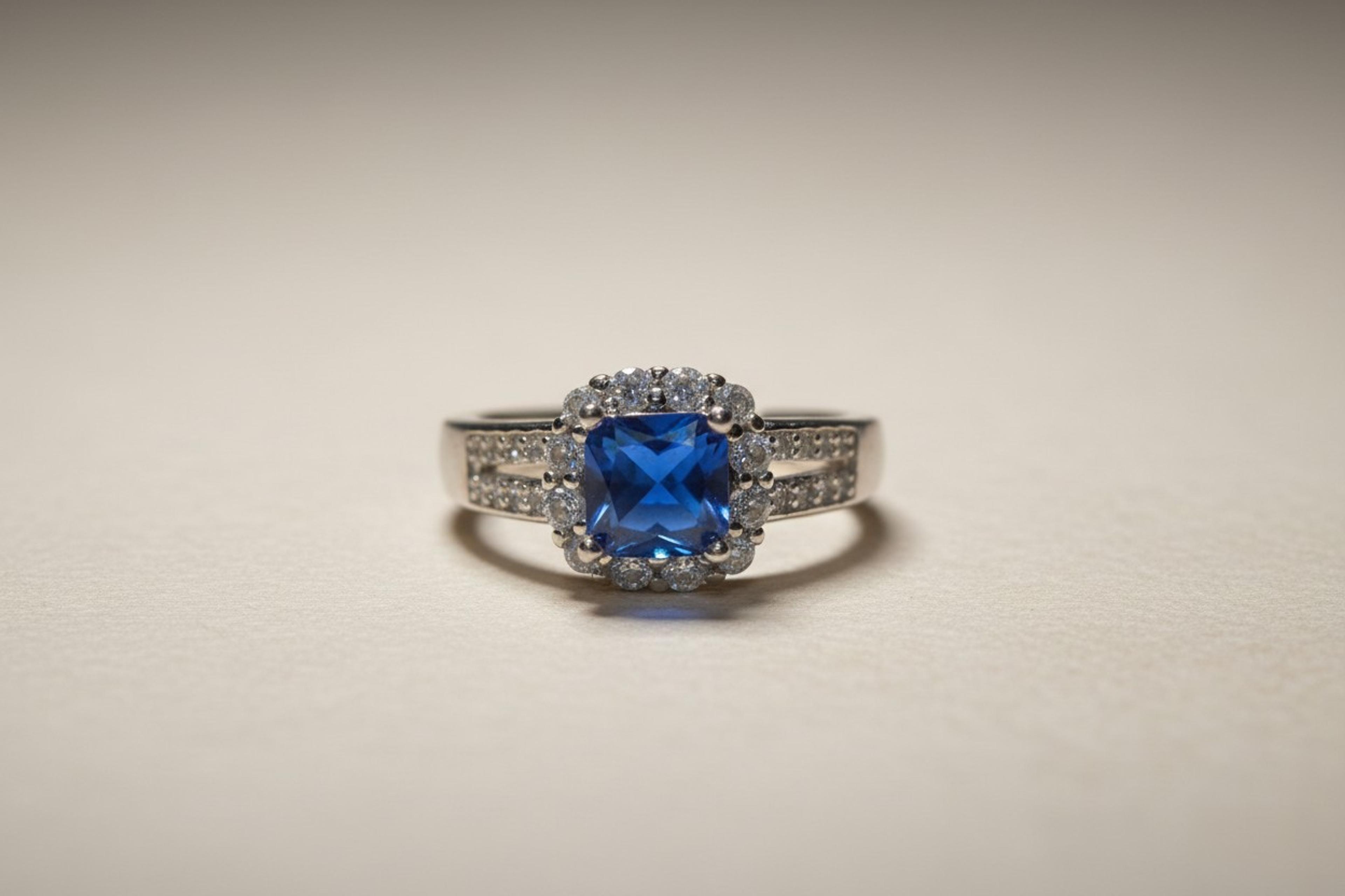 Sapphire Blue Royal Ring 