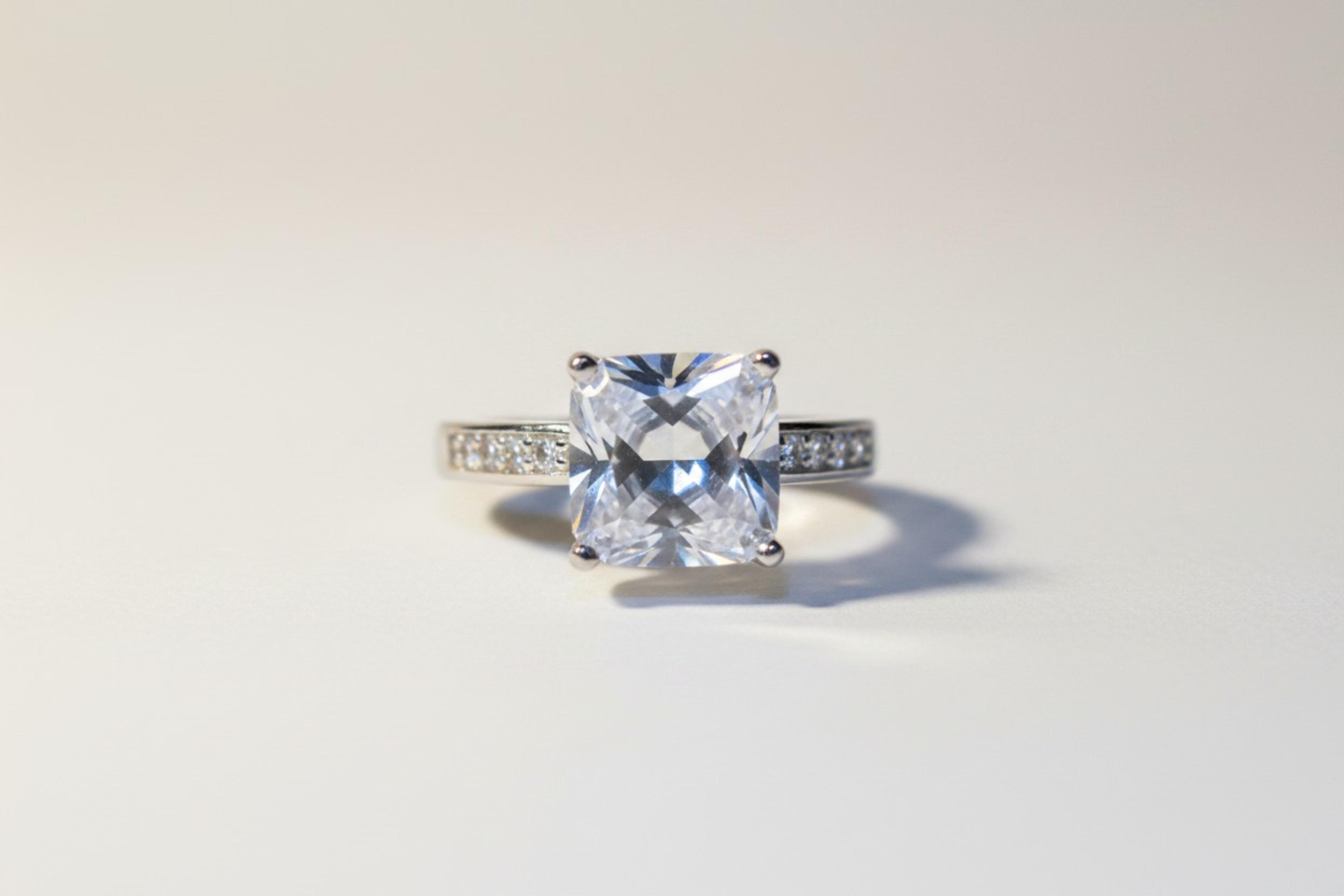 Clear Brilliant Square-Cut