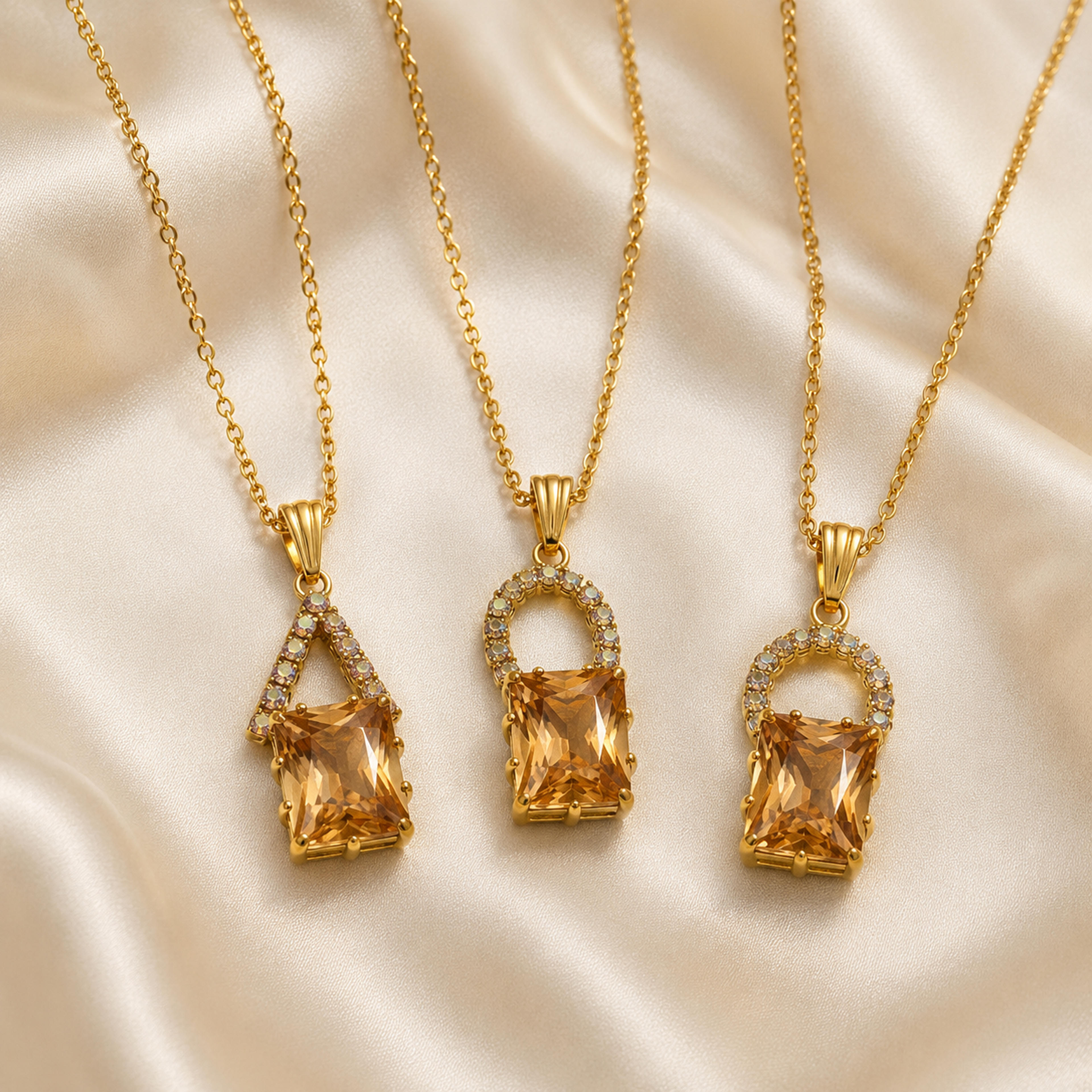 Amber Galaxy 6-Piece Necklace & Earring Set