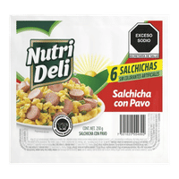 Nutri Deli Salchicha Con Pavo 250G