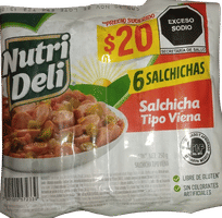Nutri Deli Salchichas Tipo Viena 250g