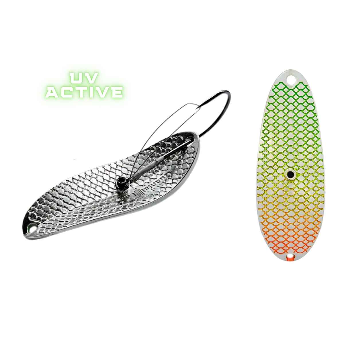 Quantal Lake Weedless Spoon DODGER 12 SGYR(RUV)