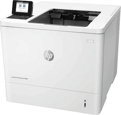 Laser HP LaserJet Enterprise M607dn, 52ppm, 1200x1200dpi, duplex, retea