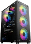 Pro Gaming Element, Middle Tower, ATX, fara sursa, controller ARGB, telecomanda