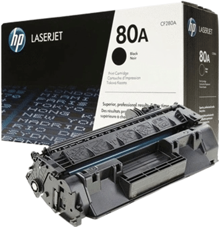 / Toner încărcat 100% HP 80A (CF280A)-negru