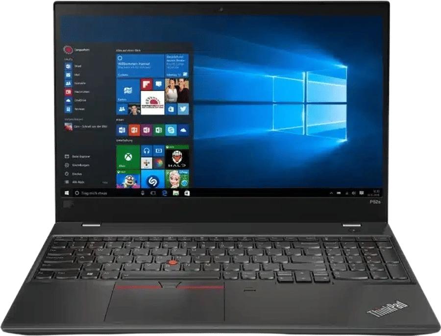 Lenovo P52S, i7-8650U, 32GB DDR4, 2TB SSD, Nvidia Quadro P500, Ecran Full HD
