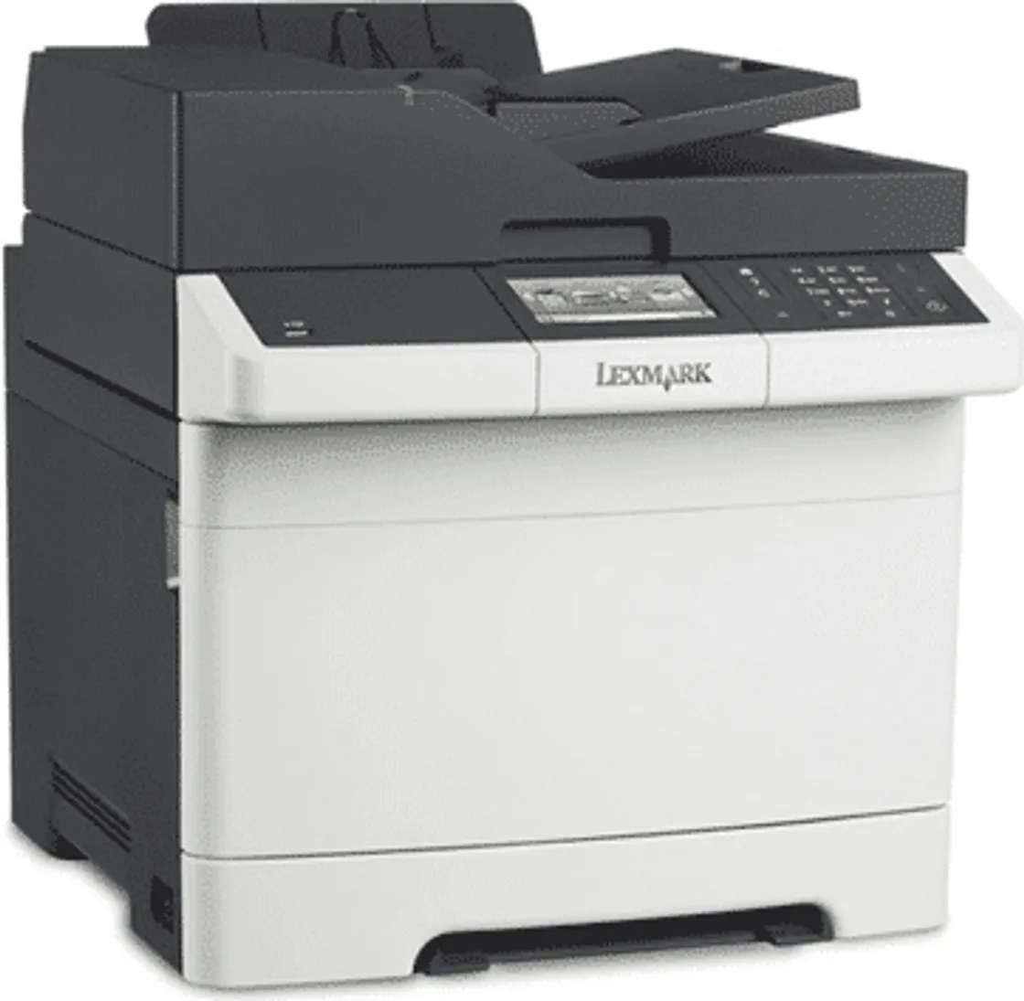 Multifunctionale second hand color Lexmark CX410e, retea