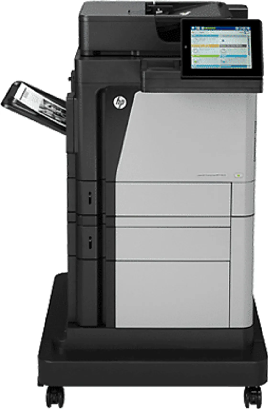 Multifunctionale second hand HP LaserJet Enterprise MFP M630dn, cabinet, cartus 100%