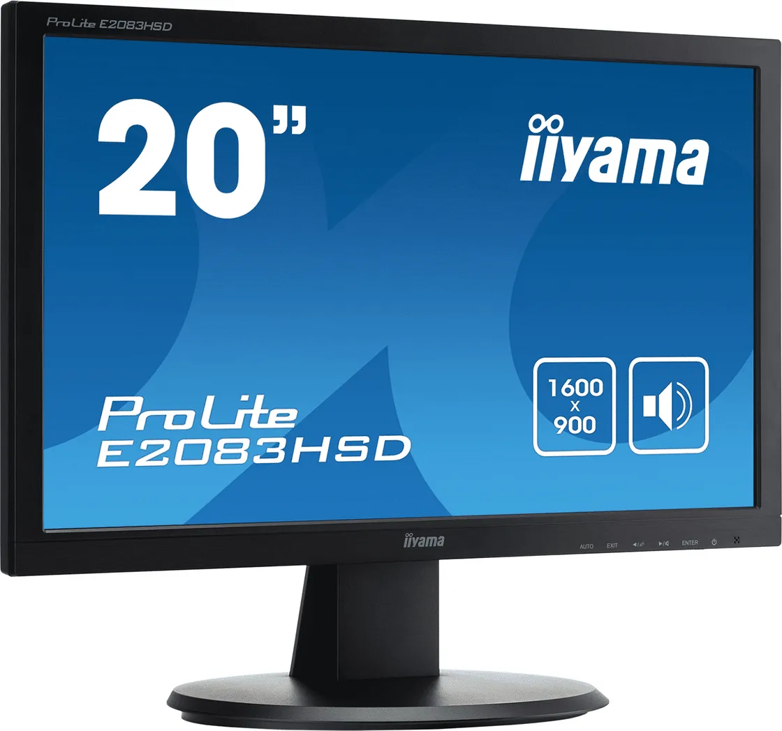 Monitor LED second hand Iiyama Prolite E2083HSD, 20 inch, Grad A