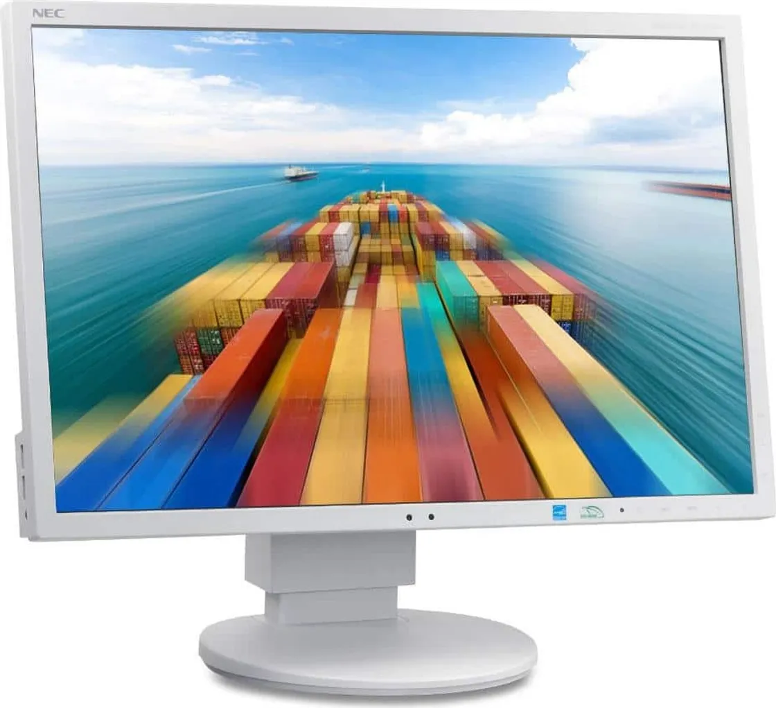 Monitor second hand LED widescreen Nec EA223WM, 22 inch, Grad A, stand ingalbenit