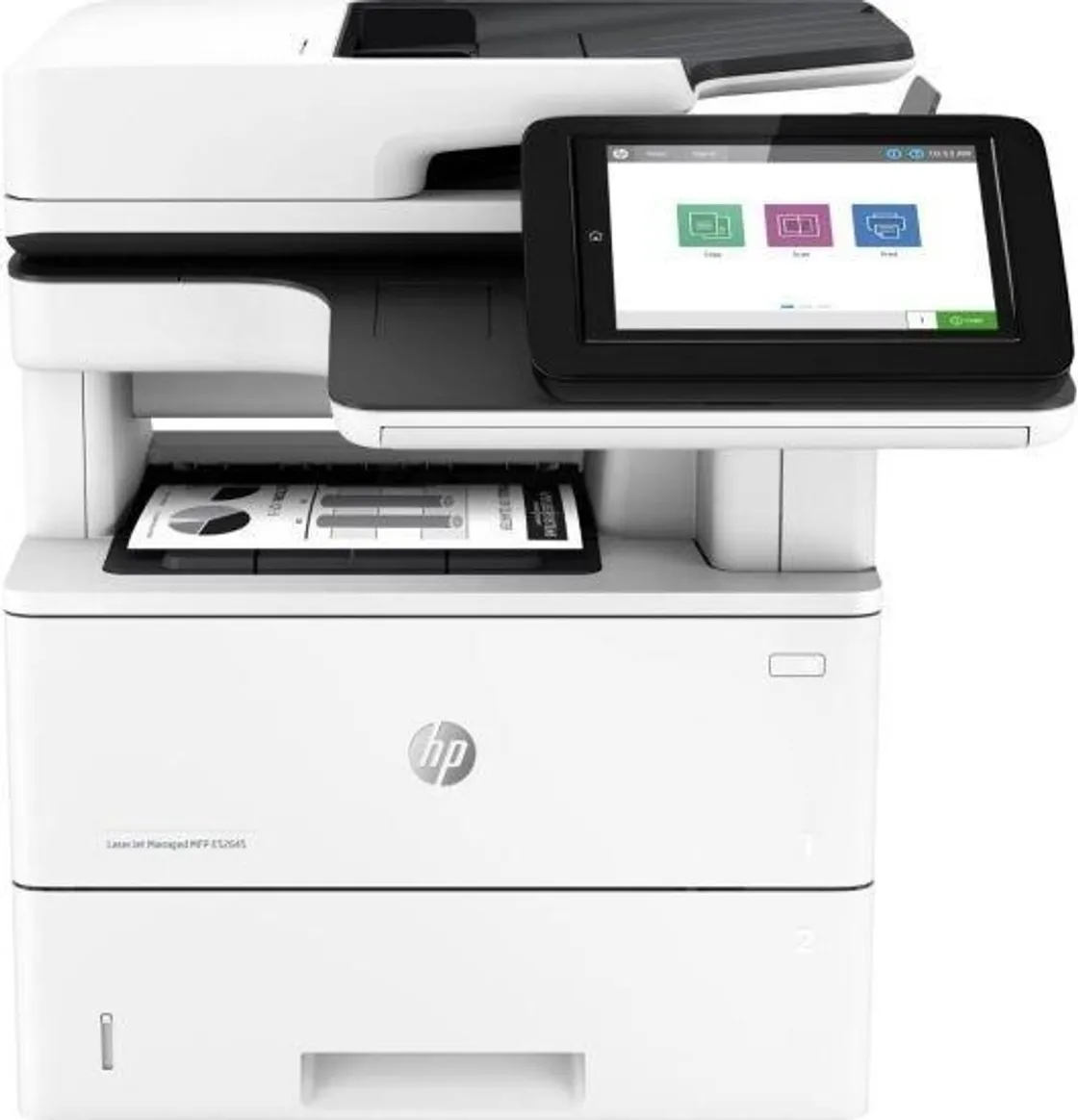 Multifunctionala second hand laser monocrom HP E52645DN, A4, duplex, retea