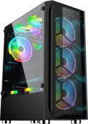 Carcasa Pro Gaming Diamond, Middle Tower, ATX, fara sursa, controller ARGB