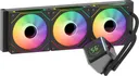 Cooler CPU AIO ProGaming IcePulse360, display digital cu senzori de temp CPU, GPU, 360mm, 3 Ventilatoare ARGB, 300W