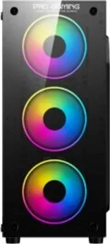 Carcasa Pro Gaming Element, Middle Tower, ATX, fara sursa, controller ARGB, telecomanda