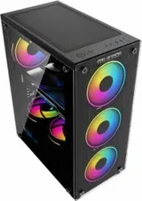 Carcasa Pro Gaming Element, Middle Tower, ATX, fara sursa, controller ARGB, telecomanda