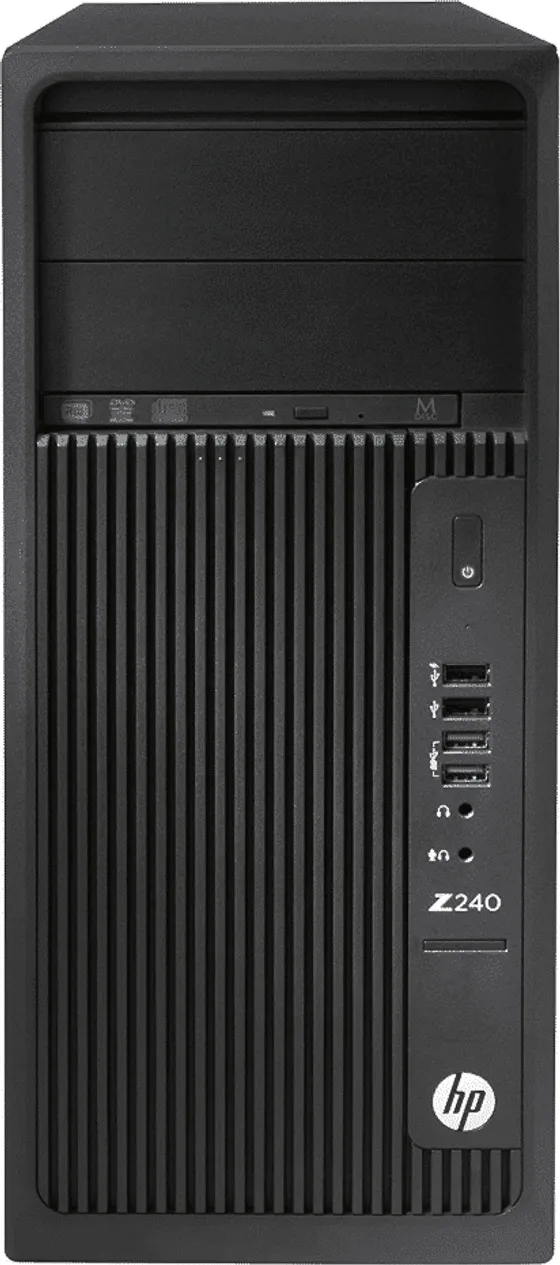 HP Z240 Tower Intel Xeon E3-1225 V5, 32GB DDR4, 512GB SSD + 2TB HDD, NVIDIA K2200