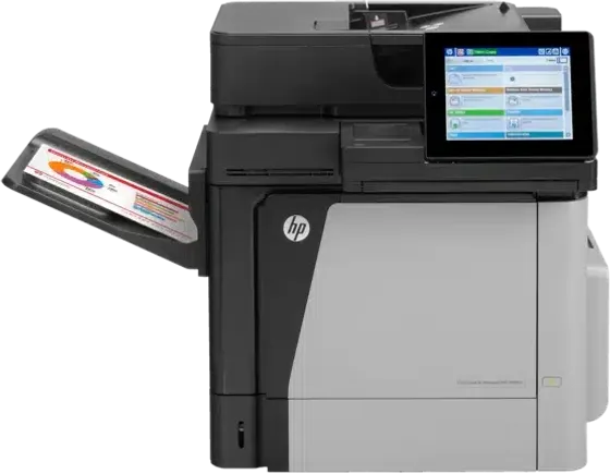 Color A4 second hand HP MFP M680, 45ppm, duplex
