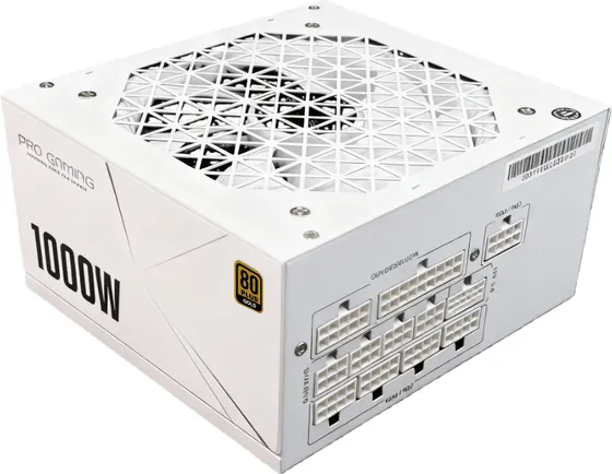 Alimentare Pro Gaming MD-1000, 1000W, 80 PLUS GOLD, Fan 12 CM, White
