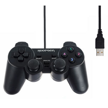 Controle para PC com 17 Botões USB Dual Shock - Hoopson - VG-018