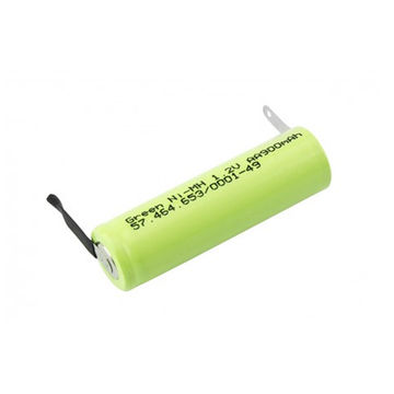 Bateria 1.2 Volts Recarregável 900mAh AA Green com Terminal - 013-9000-SINOP-03