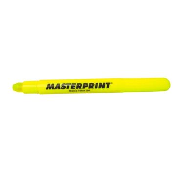Caneta Marca Texto Gel Amarelo Caixa com 6 Unidades - Masterprint - MP613-SINOP-03