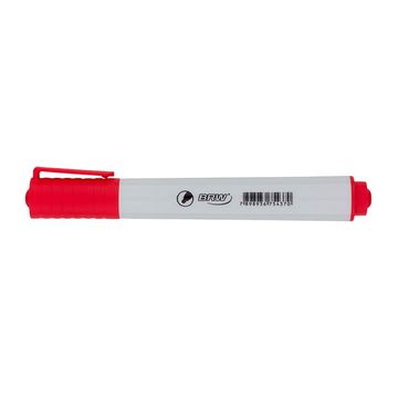 Caneta Quadro Branco 1,50mm Caixa com 12 Unidades Vermelho BRW - CA3003