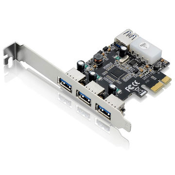 Placa PCI-E 4 USB 3.0 Multilaser - GA130 - Vendido Unitário