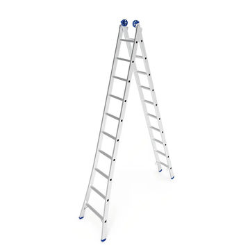Escada de Alumínio Extensiva 2 x 10 Degraus Mor - 5206