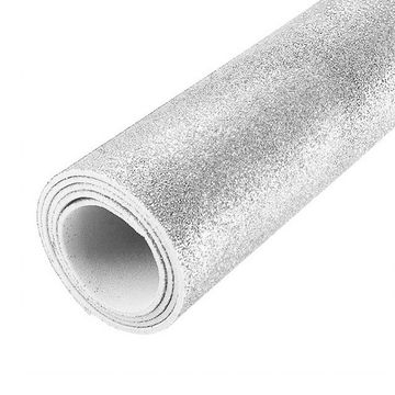 Eva com Glitter 40x48 Centímetros 2mm BRW Pacote com 05 Unidades Branco - PE3502-SINOP-03