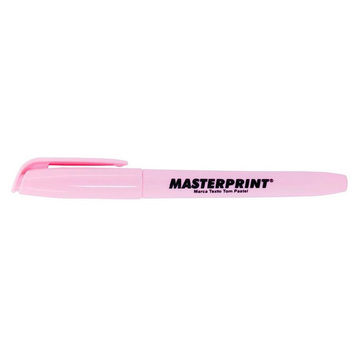 Caneta Marca Texto Rosa Pastel Caixa com 6 Unidades - Masterprint - MP612