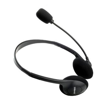 Fone de Ouvido Headset com Microfone Conexão Preto P2 Maxprint - 602314