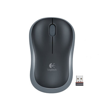 Mouse Sem Fio Logitech 1000 DPI Cinza M185-SINOP-03