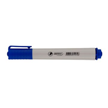 Caneta Quadro Branco Recarregável 1,50mm Caixa com 12 Unidades Azul - BRW - CA6001
