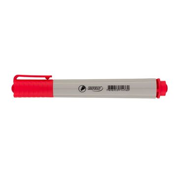 Caneta Quadro Branco Recarregável 1,50mm Caixa com 12 Unidades Vermelho - BRW - CA6003