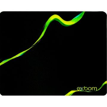Mouse Pad 220x180x2mm Preto Exbom - 3342 - D