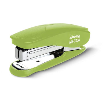 Grampeador de Mesa Plástico 20 Folhas Verde Maxprint com Extrator de Grampos MX-G20A - 715222