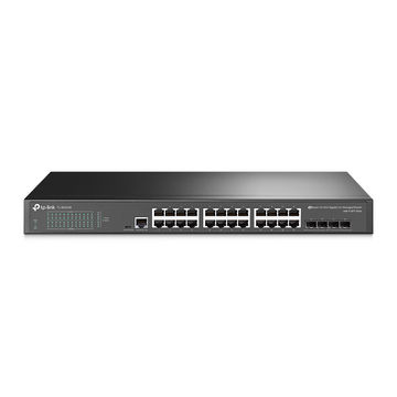 Switch Gerenciável L2+ Tp-Link SG3428 24 Portas 10/100/1000 Mbps + 4 Portas SFP + 1 Porta Console Rj45 JetStream - Omada-SINOP-03