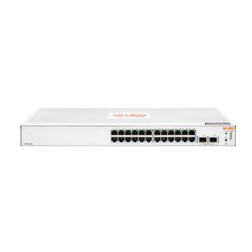 Switch HPE Aruba JL812A 24 Portas Gigabit 10/100/1000 Mbps + 2P SFP 1830-24G